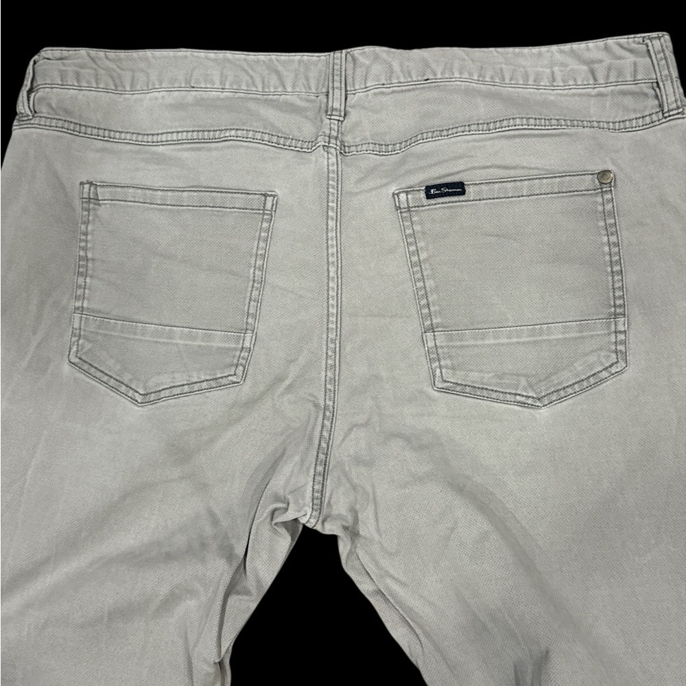 Ben Sherman Light Gray Straight Jeans - Picture 4 of 5